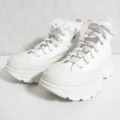 美品 CONVERSE コンバース ALL STAR 100 TREKWAVE MN HI オールスター トレックウェーブ スニーカー 1SD188 24cm ホワイト レディース 古着 中古 USED