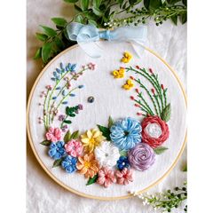 刺繍くるみボタン❁苺と蝶々②❁ - メルカリ