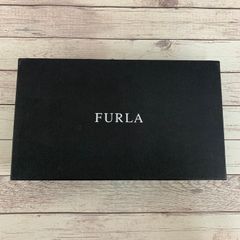후루라 FURLA 00758961 상자 포함 긴 지갑 접이식 가죽 리본 건착 첨부 핑크 여성