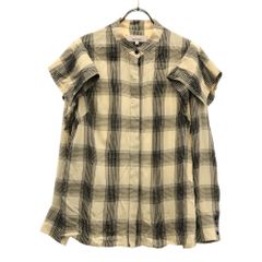 ☆日本製 pas de calais チェック ノースリーブ ちび襟 シャツ - メルカリ