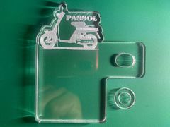 自賠責ステッカープレート　パッソル　PASSOL　シルエット