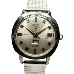 リコー　オートデラックス機械式自動巻き　デッドストック級美品　稼働良好　精度良好 リコーオートデラックス機械式自動巻きデッドストック級美品稼働良好