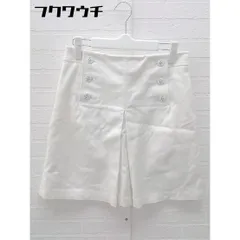 ◇ UNTITLED アンタイトル ミニ 台形 スカート サイズ2 ホワイト レディース 【中古】 【1102030046597】