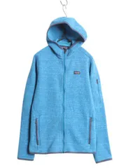 【お得なクーポン配布中!】 パタゴニア ベターセーター フーディ レディース S / 12年製 Patagonia フリース セーター ジャケット フルジップ パーカー ハイネック 青