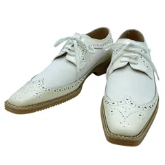 COMME des GARCONS コムデギャルソン キャンバスレザーメダリオンドレスシューズ GE-K104 ホワイト 24cmのサムネイル