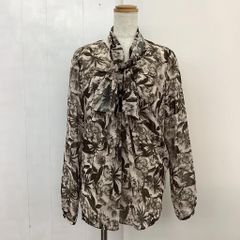 トゥモローランドコレクション ローブフラワープリント タックネック