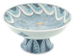 新品・未使用】林九郎 錦 菊割内外 金彩 松竹梅 中鉢 5枚セット