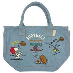 新品 2024新作 スヌーピーバッグ ROOTOTE DELI DENIM PEANUTS 8385 ルートート スヌーピー IP.デリ.デニム.ピーナッツ-9N フットボール【SPORTUS】