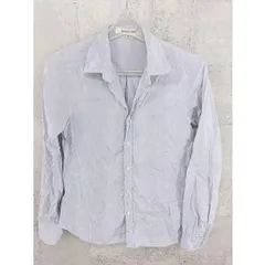 ◇ MACPHEE マカフィー  ストライプ 長袖 シャツ 40 ネイビー ホワイト レディース  【中古】 【1002797036933】