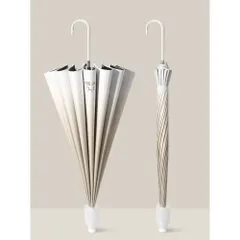 ☆ サンドベージュ×カバー ☆ 16本骨 傘 かさ 雨傘 長傘 晴雨兼用 レディース 女性用 おしゃれ 傘 レディース 晴雨兼用 長傘 16本骨 ジャンプ傘 おしゃれ 日傘 雨傘 兼用 かさ カサ ひがさ 撥水 はっ水 グラデーション 可愛い かわいい 大きめ