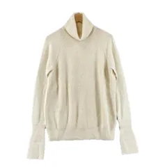 美品 theory luxe セオリーリュクス タートルネック 無地 秋冬 AW 長袖ニット カシミヤ オフホワイト レディース 38 カシミヤ100%【古着】【中古】【送料無料】