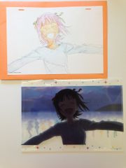 THE IDOLM @ STER MOVIE 빛의 저편에 방문자 특전 하루카) 본편 복제 원화 & 셀 화풍 클리어 파일 하루카