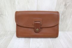 COACH オールドコーチ 財布 二つ折り財布 ECLAIRファスナー 茶色 キャメル ブラウンのサムネイル