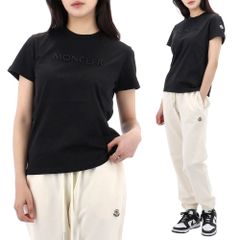 L32 MONCLER モンクレール 8C00008 89AUO ブラック Tシャツ ロゴ 半袖