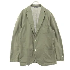 SHIPS シップス 長袖 テーラードジャケット M カーキ系 メンズ 古着
