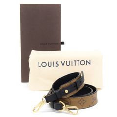 ルイヴィトン LOUIS VUITTON ショルダーストラップ モノグラム リバース (PVC / レザー) J02371 バッグアクセサリー 交換用 ストラップ SF3179 ブラウン / キャメル 正規品 中古 mbl16010