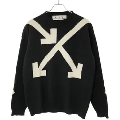 OFF-WHITE オフホワイト 21SS コットンアローニットセーター ブラック S OMHA036S21KNI002のサムネイル