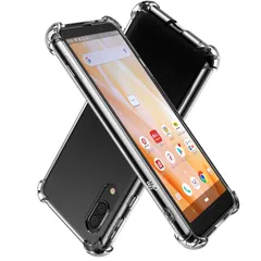 【特価セール】sense3 ケース AQUOS SH-02M SHV45 SH-M12 Android One S7 カバー SH-RM12 Hy+ ストラップホール 米軍MIL規格 クリア 衝撃吸収ポケット内蔵 TPU 耐衝撃ケース 透明クリア