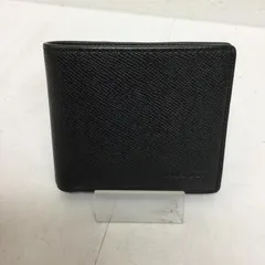 ✨️新品未使用✨メンズ　COACH ブラック 二つ折り財布　保存袋＆お箱付き 新品COACH ブラック 二つ折り財布 保存袋付き - メルカリ