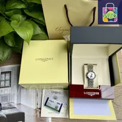 【今日特価】Longines ロンジン 心月シリーズ クォーツ腕時計 サファイアミラー 30m 防水-WTO輸入2