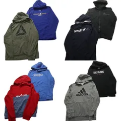 古着卸 まとめ売り スポーツブランドMIX スウェット 8枚セット (メンズ S /M ) ナイキ アディダス カッパ 中古 古着 NB3333