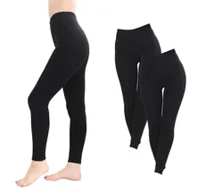 [スマイル ララ] ブラック 10分丈 2セット XL-2XL レディース 日本製 綿混 コットン 女性 レギンス パンツ スパッツ ストレッチ 伸縮性 通気性 まとめ買い セット 組 2本 2点セット 2点レギンス [ブラック10分丈2個] [XL-2XL]