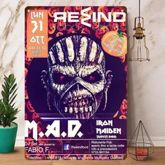 Iron Maiden CDセット サイン色紙 Yahoo!オークション - 【直筆サイン入り色紙】IRON MAIDEN