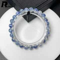 【一点限り】  絶賛EU製 ★ROBEAN・ヒマラヤカイヤナイトインクォーツ★パワーストーン ブレスレット 天然石 原石 お守り ギフト プレゼント1   7.3-7.7mm L0217066
