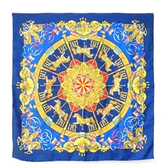HERMES/エルメス カレ90 地中海の港町 スカーフ HERMES エルメス スカーフ カレ90 『Escales Mediterraneennes（地中海