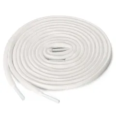 uxcell 靴紐 靴ひも シューレース 楕円形 オーバルタイプ スニーカー アスレチック 2足 ホワイト 140 cm