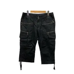 5351プールオム 5351 POUR LES HOMMES パンツ ハーフパンツ カーゴ ジップフライ 3 黒 ブラックのサムネイル