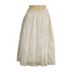 アーバンリサーチ URBAN RESEARCH スカート ギャザー FREEサイズ ホワイト レディース F-L8293