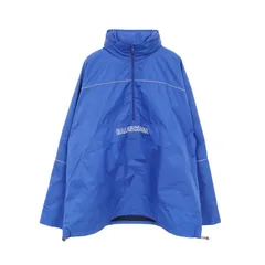 バレンシアガ BALENCIAGA マウンテンパーカー ロゴ刺繍 アノラックジャケット ウィンドブレーカー 556229 ブルー その他 ウィンドブレーカー メンズ Used Aのサムネイル