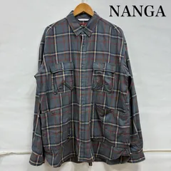 NANGA ナンガ シャツ、ブラウス 長袖 23aw FADE PLAID CAMP SHIRT フェード プレイド キャンプ シャツ MW2331-1H236