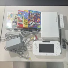 【むつ24-100302】WiiU 本体,ソフト5本セット①
