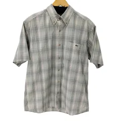 ラコステ LACOSTE ワニ刺繍 BD S/S チェックシャツ メンズ JPN：3 