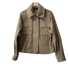 theory(セオリー) ブルゾン サイズS レディース - ブラウン 長袖/秋/冬