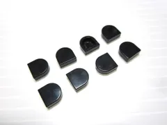 レゴ★未使用！黒色の１×１タイル８点セット（半円）