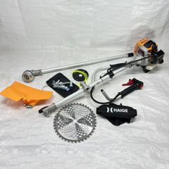 【未使用品】 刈払機 エンジン式 草刈機 26cc 2サイクル 両手ハンドル チップソー 軽量 HG-BC260 【445】