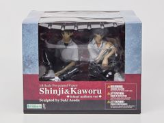 未開封 コトブキヤ 新世紀エヴァンゲリオン シンジ&カヲル 制服Ver. フィギュア 1/8