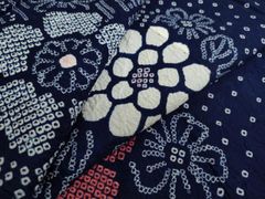 訳あり 新品 タグ付き 藍染 絞り 和柄 軽量 花柄 夏祭り 普段着 - メルカリ