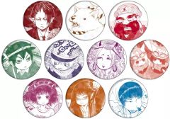 [중고] 배지·빈즈 전 10종 세트 [귀등의 냉철 홀로그램 캔 배지(65mm) 01. 공식 일러스트]