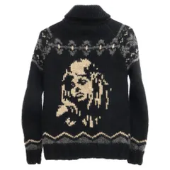 HYSTERIC GLAMOUR (ヒステリックグラマー) ジップアップカウチンニットカーディガン ブラック 0103ND07のサムネイル