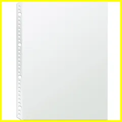 透明 (PP) ポリプロピレン 87-700 30穴共用 / / 4穴 2穴 100枚 1ポケット A4 ポケットリフィール プラス