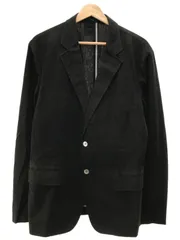 COMME des GARCONS HOMME コムデギャルソンオム 09SS コットンリネン2Bジャケット M サイズ：ブラックのサムネイル