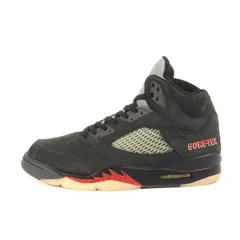 【美品】NIKE ナイキ サイズ:29.0cm / WMNS AIR JORDAN 5 RETRO GTX (DR0092-001) ウィメンズ エアジョーダン5 レトロ ゴアテックス / オフノアール ファイアレッド / WMNS US12【中古】のサムネイル