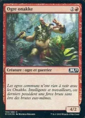 【中古】マジックザギャザリング [C]：【フランス語版】【FOIL】Onakke Ogre/オナッケのオーガ