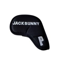 Jack Bunny‼ ジャックバニー ゴルフ ヘッドカバー アイアン  P ブラック ホワイト ポリエステル