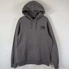 古着 ザ・ノースフェイス THE NORTH FACE パーカー フーディ プルオーバー  ビッグプリント スウェット L  グレー系 メンズ