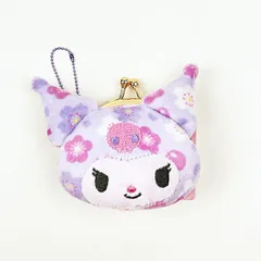 サンリオ 和雑貨シリーズ  フェイスミニがま口 クロミ ポーチ コインケース Sanrio